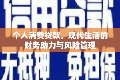 咸宁个人消费贷款，现代生活的财务助力与风险管理