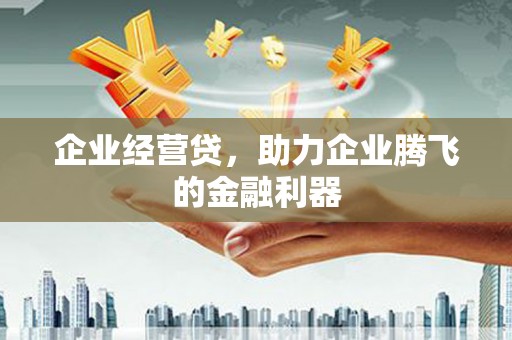 咸宁企业经营贷，助力企业腾飞的金融利器