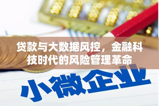 咸宁贷款与大数据风控，金融科技时代的风险管理革命