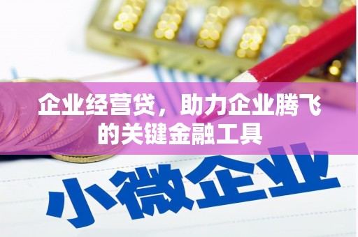 咸宁企业经营贷，助力企业腾飞的关键金融工具