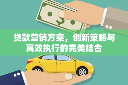 咸宁贷款营销方案，创新策略与高效执行的完美结合