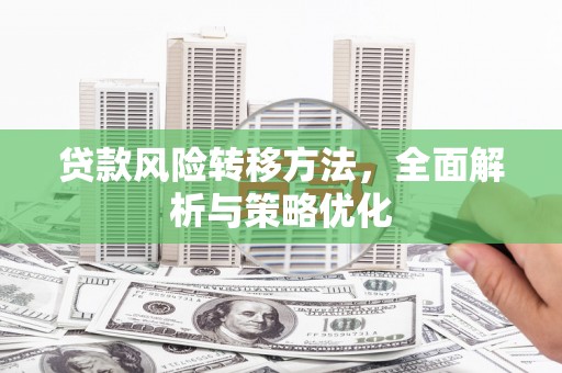 咸宁贷款风险转移方法，全面解析与策略优化