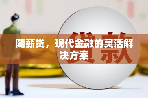咸宁随薪贷，现代金融的灵活解决方案