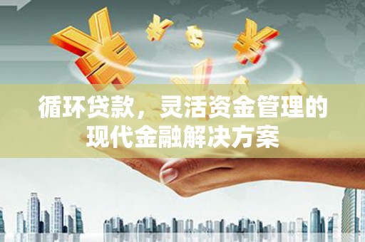 咸宁循环贷款，灵活资金管理的现代金融解决方案