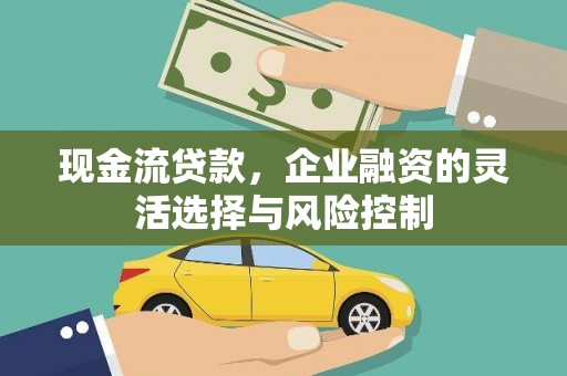 咸宁现金流贷款，企业融资的灵活选择与风险控制