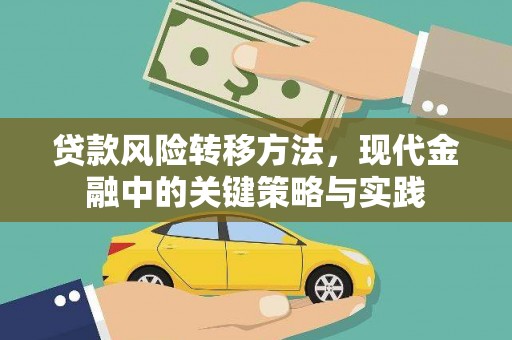 咸宁贷款风险转移方法，现代金融中的关键策略与实践
