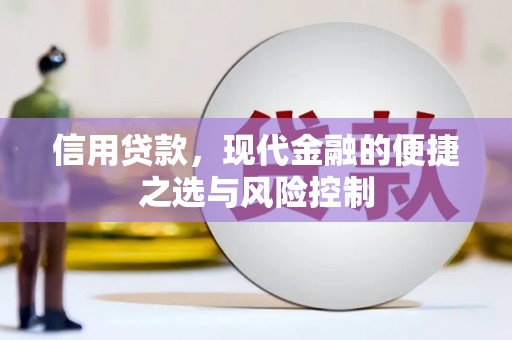 咸宁信用贷款，现代金融的便捷之选与风险控制