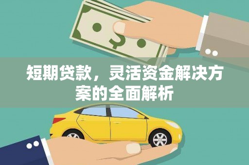 咸宁短期贷款，灵活资金解决方案的全面解析