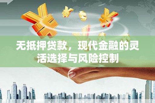 咸宁无抵押贷款，现代金融的灵活选择与风险控制