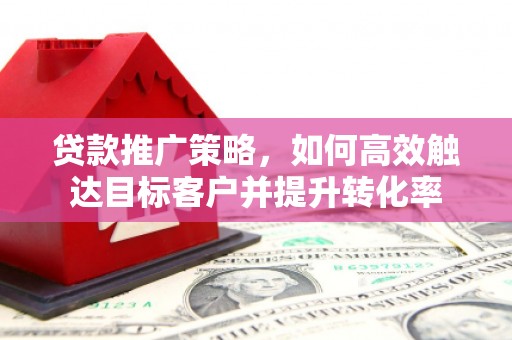 咸宁贷款推广策略，如何高效触达目标客户并提升转化率