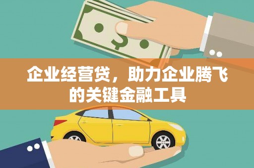咸宁企业经营贷，助力企业腾飞的关键金融工具