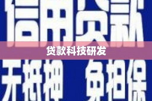 咸宁贷款科技研发