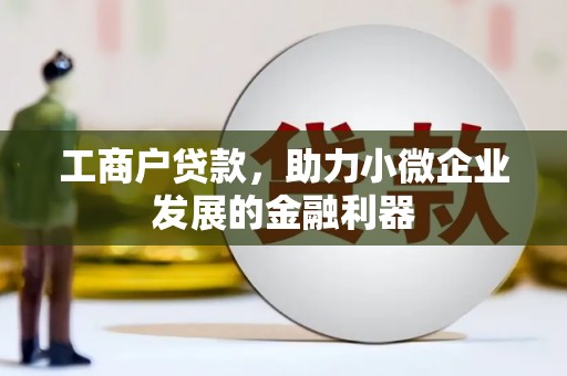 咸宁工商户贷款，助力小微企业发展的金融利器