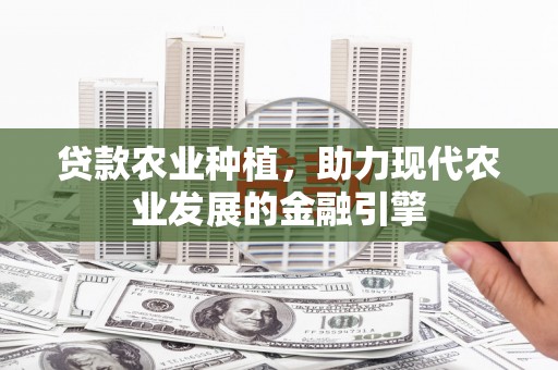 咸宁贷款农业种植，助力现代农业发展的金融引擎