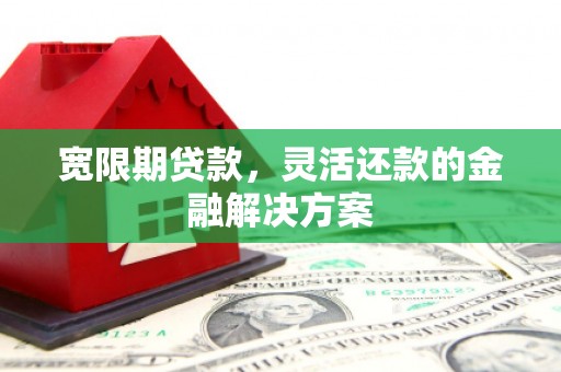 咸宁宽限期贷款，灵活还款的金融解决方案