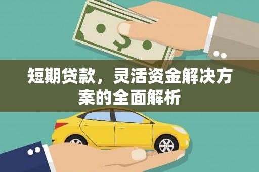 咸宁短期贷款，灵活资金解决方案的全面解析
