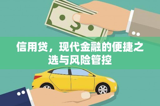 咸宁信用贷，现代金融的便捷之选与风险管控