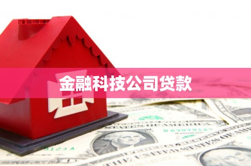 咸宁金融科技公司贷款