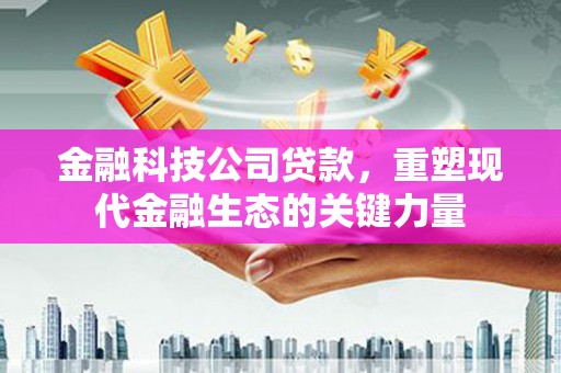 咸宁金融科技公司贷款，重塑现代金融生态的关键力量
