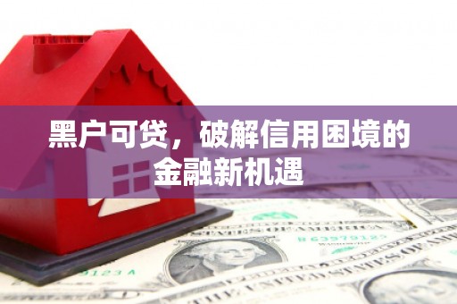 咸宁黑户可贷，破解信用困境的金融新机遇