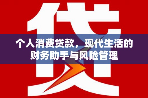 咸宁个人消费贷款，现代生活的财务助手与风险管理