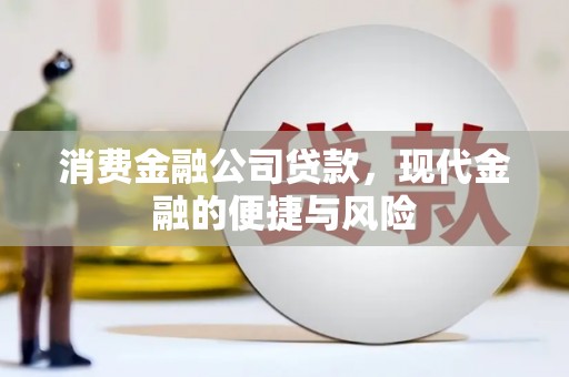 咸宁消费金融公司贷款，现代金融的便捷与风险