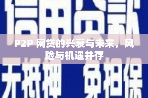 咸宁P2P 网贷的兴衰与未来，风险与机遇并存
