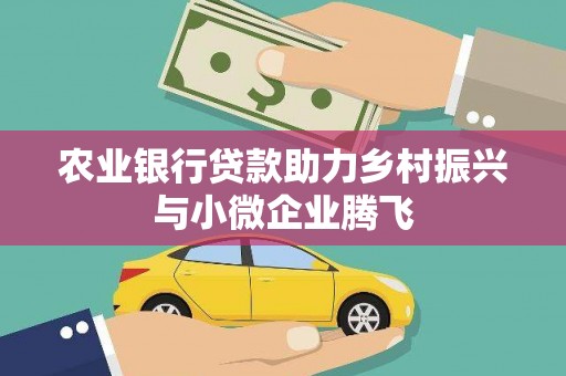 咸宁农业银行贷款助力乡村振兴与小微企业腾飞