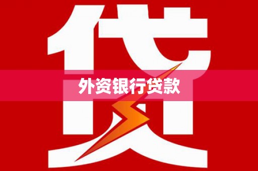 咸宁外资银行贷款