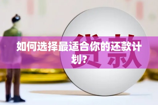 咸宁如何选择最适合你的还款计划？